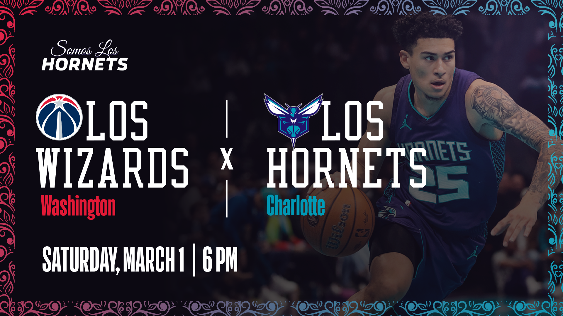 Charlotte Hornets vs Washington Wizards