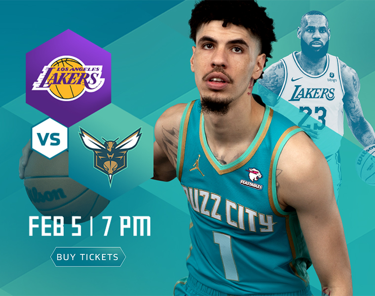 Hornets Vs Lakers | Spectrum Center Charlotte