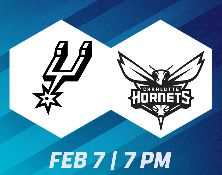 Charlotte vs San Antonio Spurs Spectrum Center Charlotte