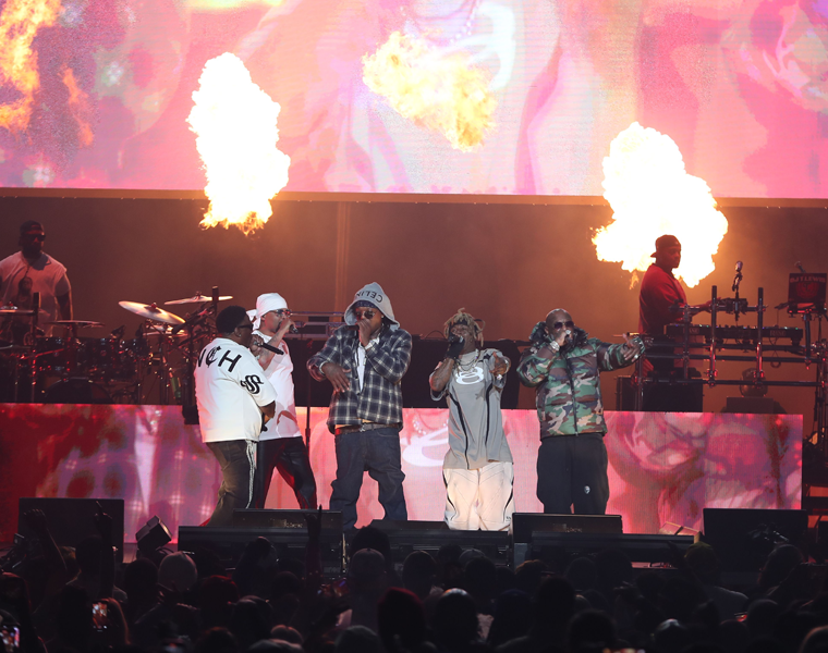 Lil' Weezyana Presents Lil Wayne With Hot Boys, Juvenile, BG, Turk And Big Tymers Mannie Fresh And Birdman