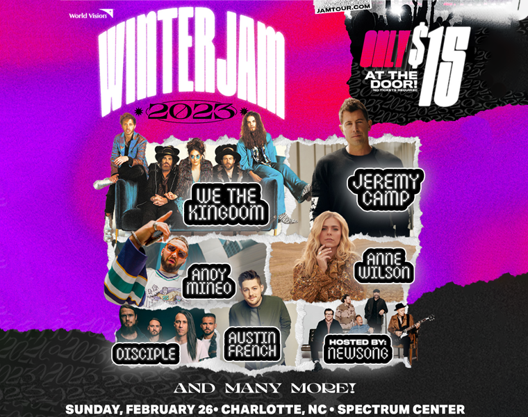 Winter Jam 2023 Spectrum Center Charlotte